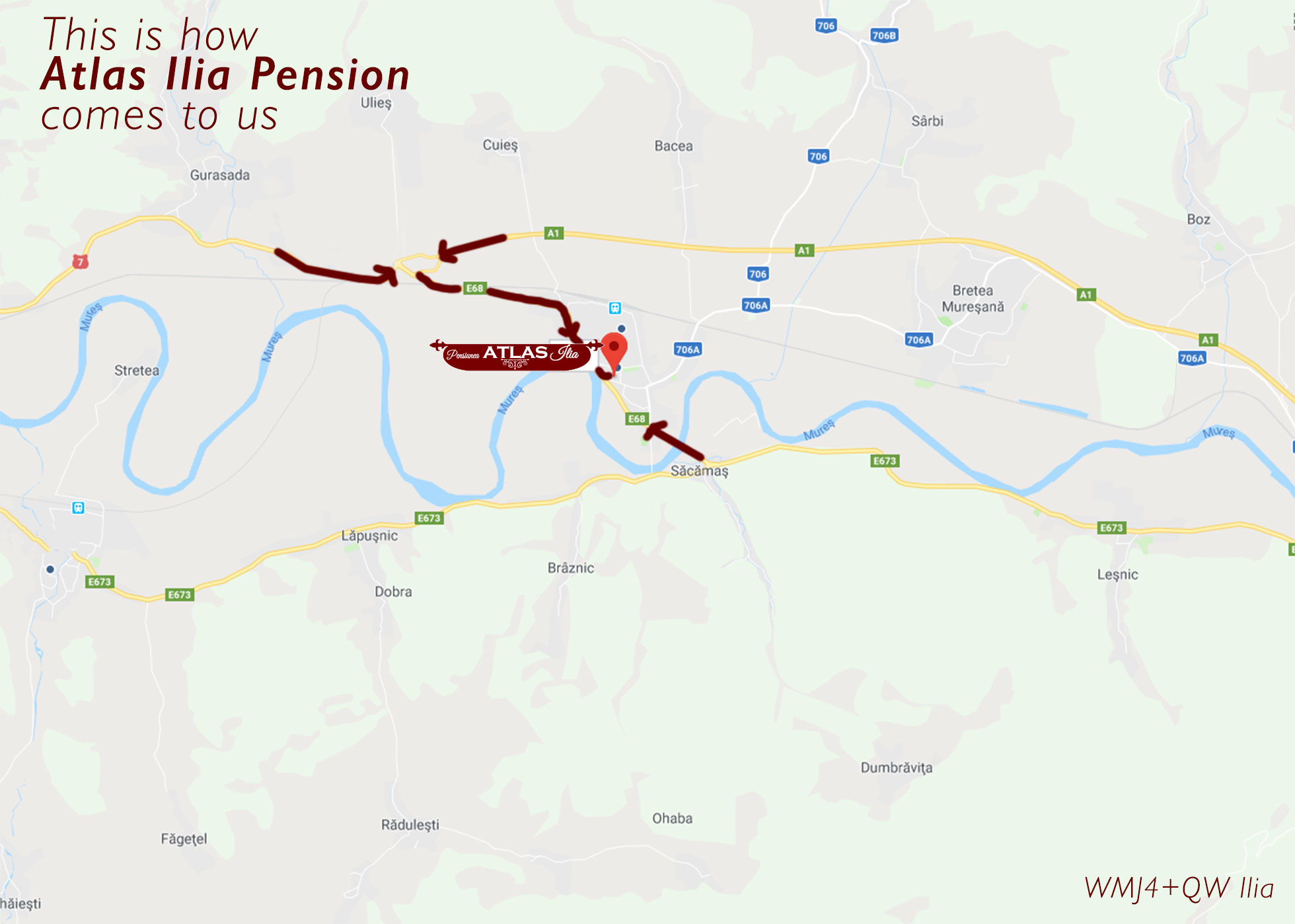 Here's an offline map of how to find Atlas pension in Ilia